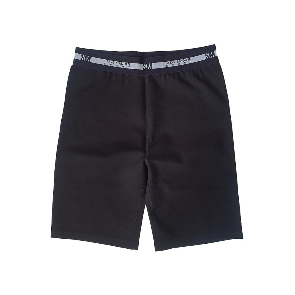 STEVE MADDEN W [Black] Women's Athletic Biker Tights Shorts Size MEDIUM